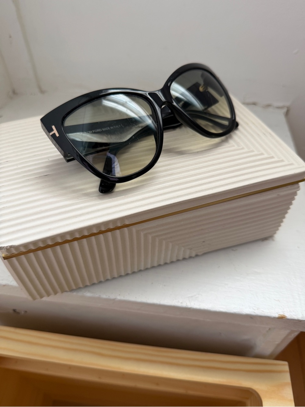 Tom Ford Black Cat-Eye Sunglasses - Women Accessories